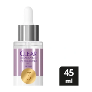 Clear Saç Bakım Serumu 45 ml Saç Dökülmesine Karşı Dynoxidil Vitaminli Bitkisel Formül Parabensiz