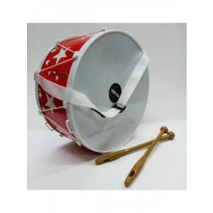 Çocuk Davulu, 25cm Çapında, Plastikten Yapılmış Oyun Aleti