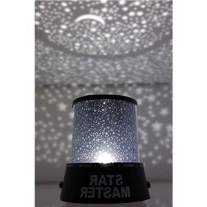 Çocuk Odası için Yıldız Yansıtmalı Gece Lambası, LED Projeksiyon