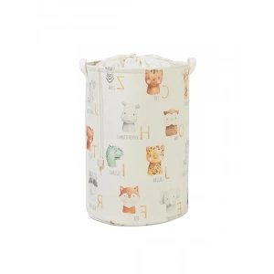 Çocuk Odası Sevimli Hayvanlar Oyuncak Sepeti - 36 x 48 cm