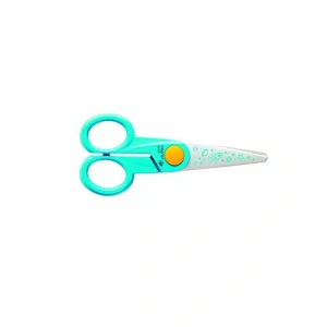 Çocuklar İçin Kırılmaz Plastik Makas, 126 mm, Mavi