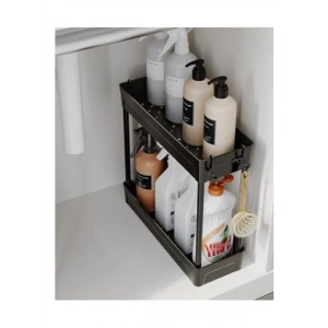 Çok Amaçlı 2 Katlı Banyo Düzenleyici - Kaydırmaz Taban