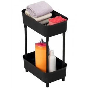 Çok Amaçlı 2 Katlı Organizer Dolap İçi Düzenleyici, Siyah