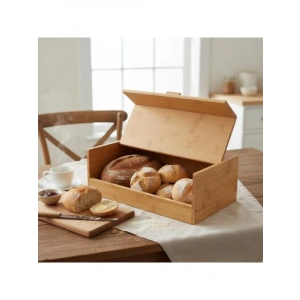 Çok Amaçlı Bambu Ekmek Kutusu - 40x23x14 cm