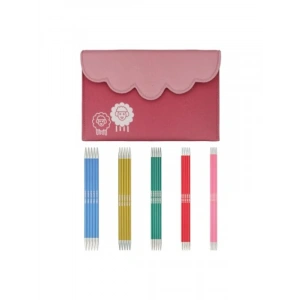 Çok Amaçlı Çift Uçlu Örgü İğnesi Seti, 15 cm, 5 Adet