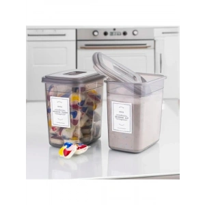 Çok Amaçlı Deterjan Saklama Kabı Seti, 2li, 2lt Kapasite