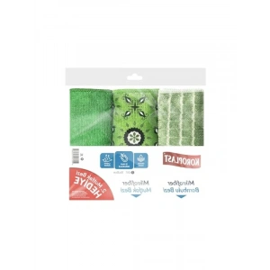 Çok Amaçlı Ekonomik Mikrofiber Temizlik Bezi, 3lü Set