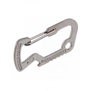 Çok Amaçlı Metalik Karabina - Şişe Açacağı ve Tornavida