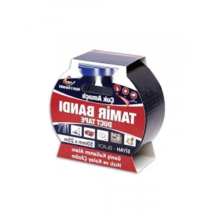 Çok Amaçlı Siyah Tamir Bandı - 50mmx25mt