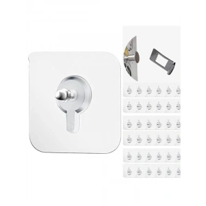 Çok Amaçlı Yapışkanlı Kanca Seti, 10 Adet, Vidalı