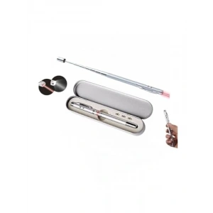 Çok Fonksiyonlu Lazerli ve LED Işıklı Mıknatıslı Pointer Kalemi