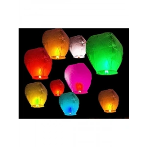 Çok Renkli Dilek Feneri (3 Adet, 100 cm)