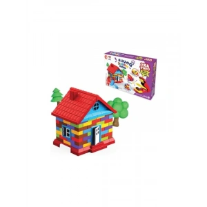 Çok Renkli Hamur Ev Seti - 600 gr