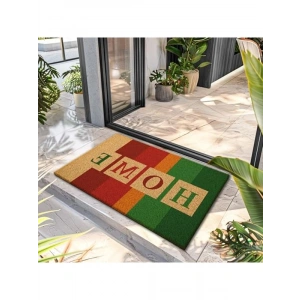 Çok Renkli Home Desenli Kapı Önü Paspası, 40 x 60 cm Ölçüsünde