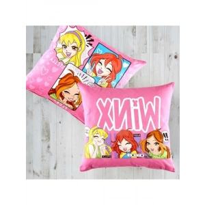 Çok Renkli Pamuk Kırlent - 40x40 cm