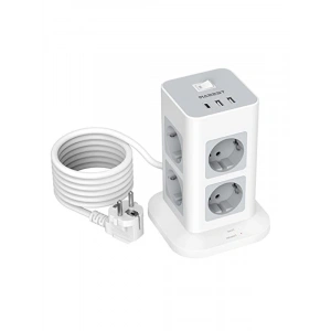 Çoklu Soket Ameliyat Koruması, 3600W Güç ve USB C ile