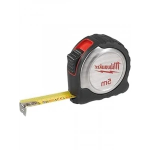 Compact 5 m Mezura, 19 mm Genişlikte, Siyah-Kırmızı