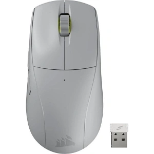 CORSAIR M75 Wireless UltraLightweight Ultra Hafif Oyuncu Faresi, 26000 DPI Optik, 7 Programlanabilir Tuş Kablosuz Beyaz (CH-931D102-EU)
