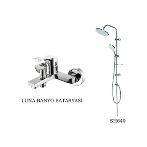 Creavit SH640 Tepe Duş Sistemi ve Luna Banyo Bataryası