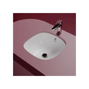 Creavit Solo Tezgah Altı Kare Lavabo 38 cm SO037