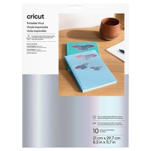 Crıcut 2011882 Yazdırılabilir Vinil 21X29.7CM 10 Sayfa Gümüş