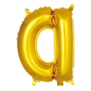 D Harfi 16 İnç Folyo Balon, 36 cm Boyutunda