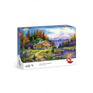 Dağlarda Günbatımı Temalı 1000 Parça Puzzle