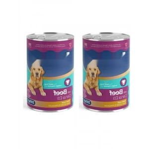 Dana Etli Parça Yetişkin Köpek Pate Konservesi 395 Gr 2li Paket