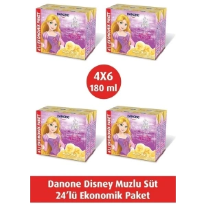 Danone Disney Muzlu Uht Süt 180ML 6lı (Karakter Seçimi Yapılamamaktadır) X4 Adet