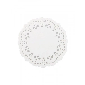 Dantel Görünümlü Kağıt Bardak Altlığı - 25 Adet