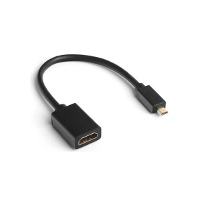 Dark Micro HDMI to HDMI (Dişi), Altın Uçlu Dönüştücü Kablo (DK-HD-AHDMIXMICRO2)