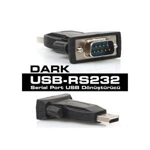 Dark Profesyonel Usb 2.0- Rs232 Dönüştürücü Kablo