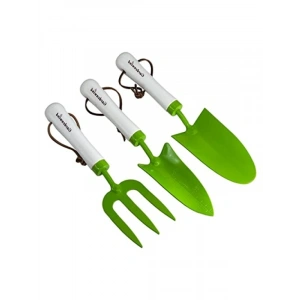 Dayanıklı 3lü Plastik Bahçe Seti - Yeşil