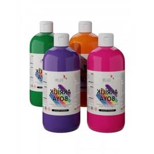 Dayanıklı Akrilik Boya 4lü Set (4x500 gr)