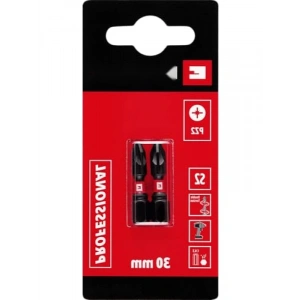 Dayanıklı Çift Torsiyonlu Darbeli Bit Seti, 2 Parça, 30 mm, PZ2