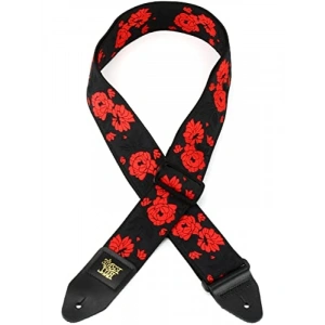 Dayanıklı Gül Jakarlı Gitar Askısı