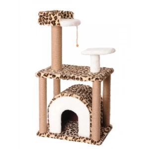 Dayanıklı Kedi Tırmalama Yüzeyi, Leopar Desenli