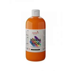Dayanıklı Turuncu Akrilik Boya (500 gr)