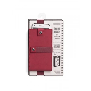 Defter Üstü Telefon Kılıfı Koyu Kırmızı