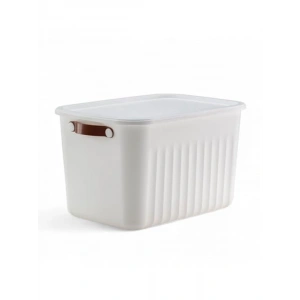 Dekoratif Kapaklı Kutu, 35x25x22 cm Ölçülerinde, 15 Litre Saklama Alanı