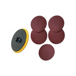 Depolife Cırt 115Mm Taban 5 Li 80 Kum Zımpara Seti