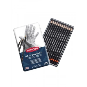 Dereceli Kalem Seti, 12 Kalem Metal Kutu İçinde
