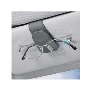 Deri Araç İçi Gözlük Tutucu, Manyetik Klips Tasarımı