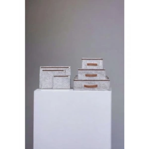 Deri Kulplu 6 Parça Bavul İçi Organizer Seti