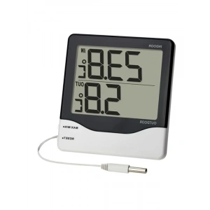 Dijital İç Dış Min-Max Termometre - Siyah