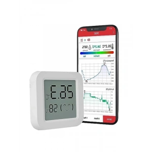 Dijital Isı ve Nem Ölçer, Bluetooth Bağlantılı, LCD Ekran