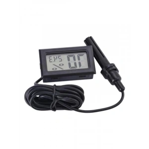 Dijital Nem Ölçer ve Termometre, Geniş LCD Ekranlı