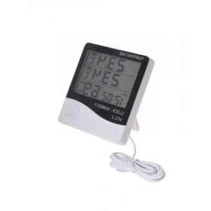 Dijital Termometre ve Nem Ölçer - İç ve Dış Mekan Kullanımı