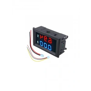 Dijital Volt Akım Ölçer - DC 0-100V, 10A Ampermetre
