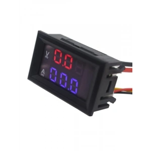 Dijital Voltmetre ve Ampermetre, DC 100V 10A